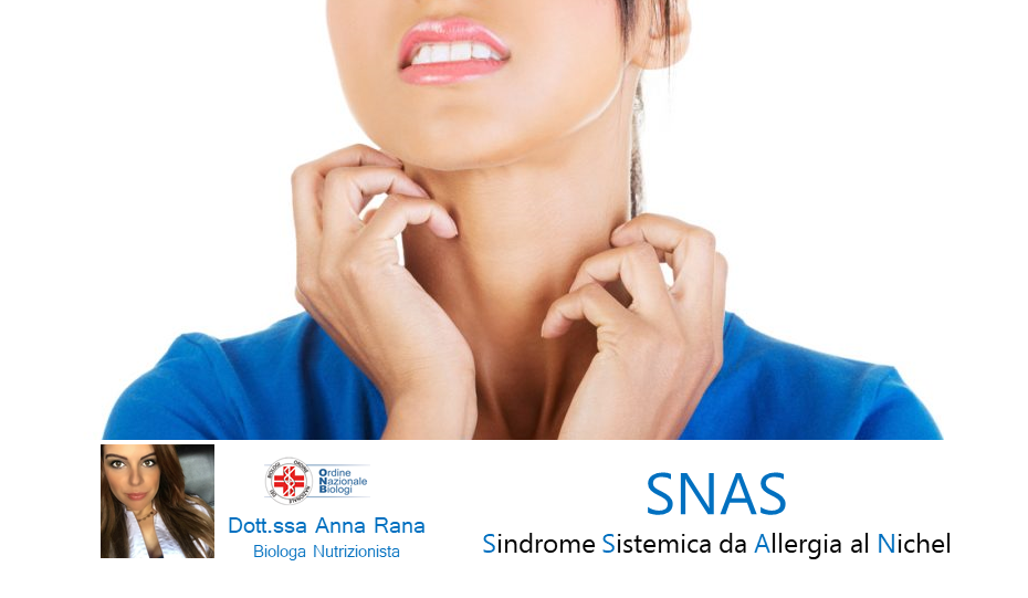 L'allergia al nichel è una delle cause principali della dermatite allergica da contatto. Ma cosa è la SNAS?, SNAS (Sindrome Sistemica da Allergia al Nichel)