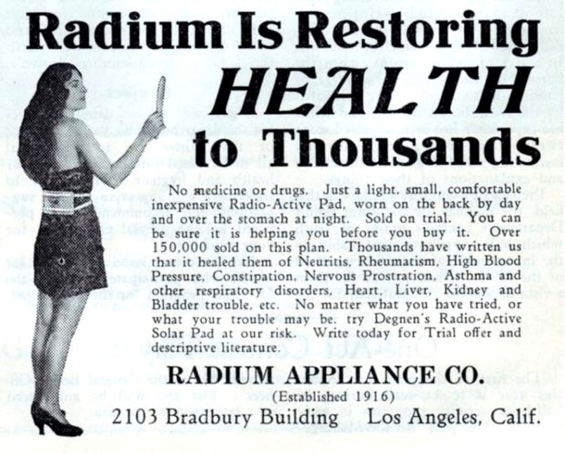 radio, La drammatica storia delle Radium Girls